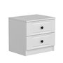 Hanah Home Mesita de Noche Kale - 4923 Blanco